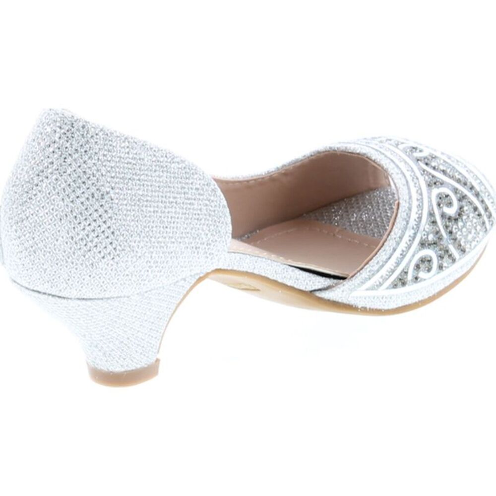 Bella Marie Truly-5 Silver ChildG sandals 12 NEW - Picture 5 of 8